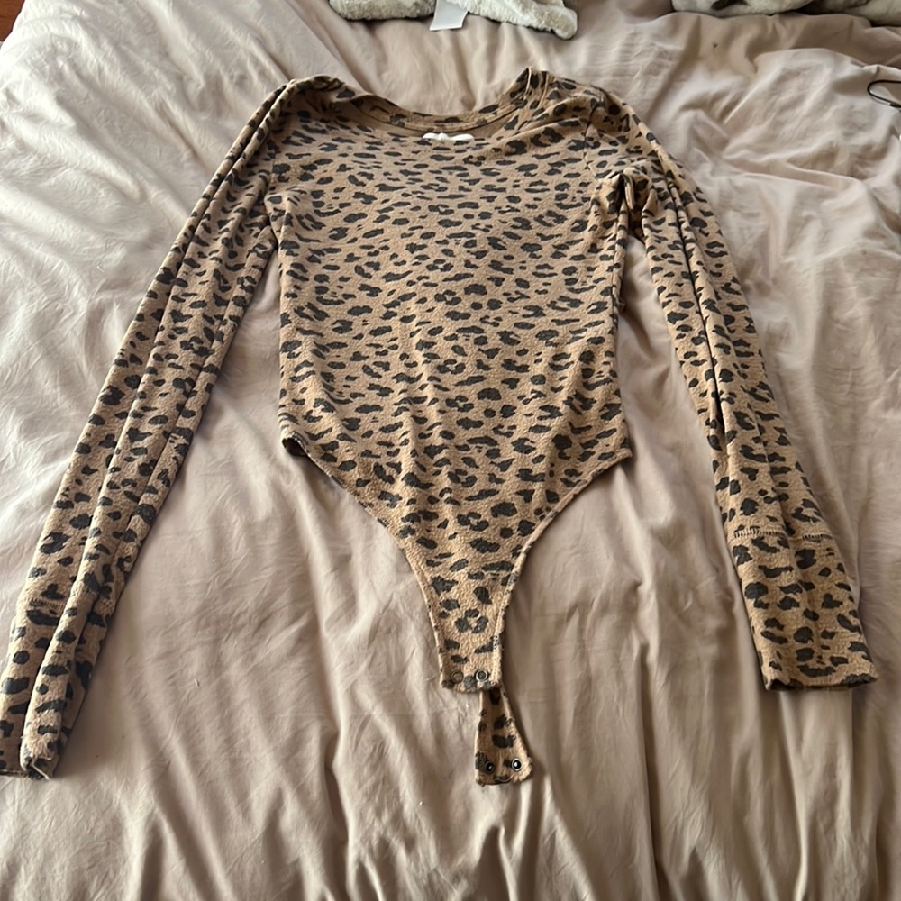 XS cheetah bodysuit